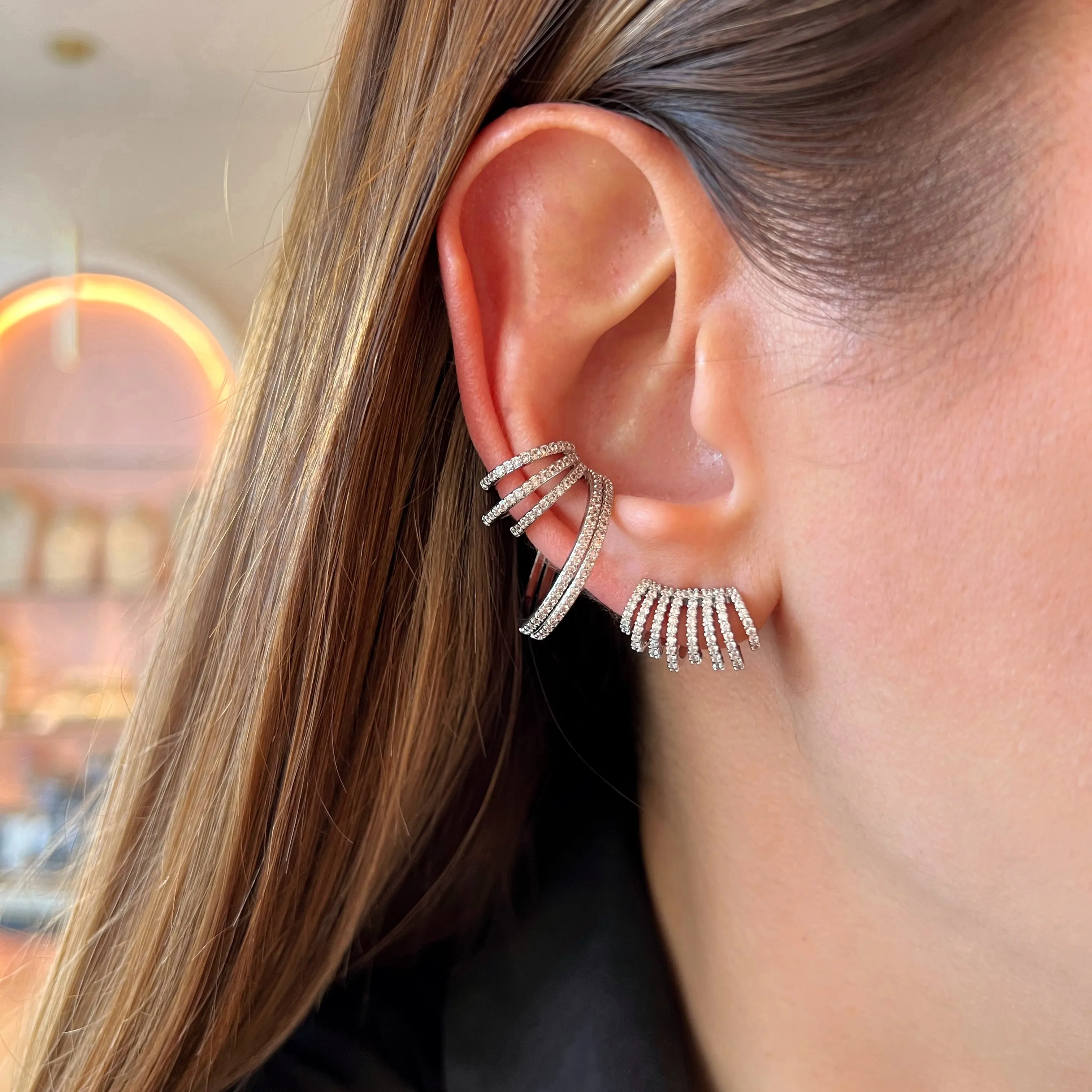 Multi Hoop Cage Earrings