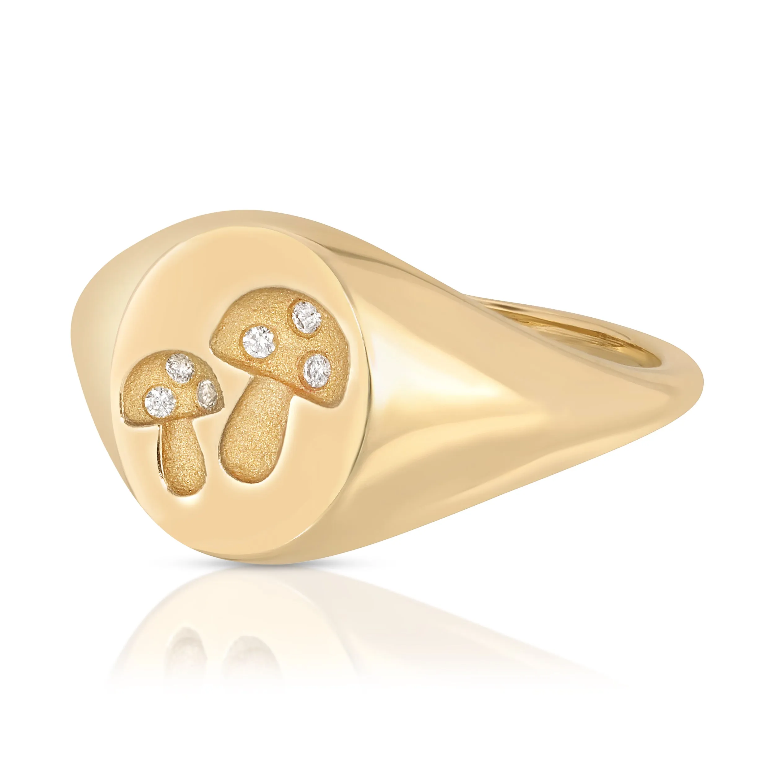 Mushroom Signet Ring