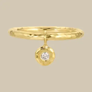 Nesting Gem Diamond Stack Ring