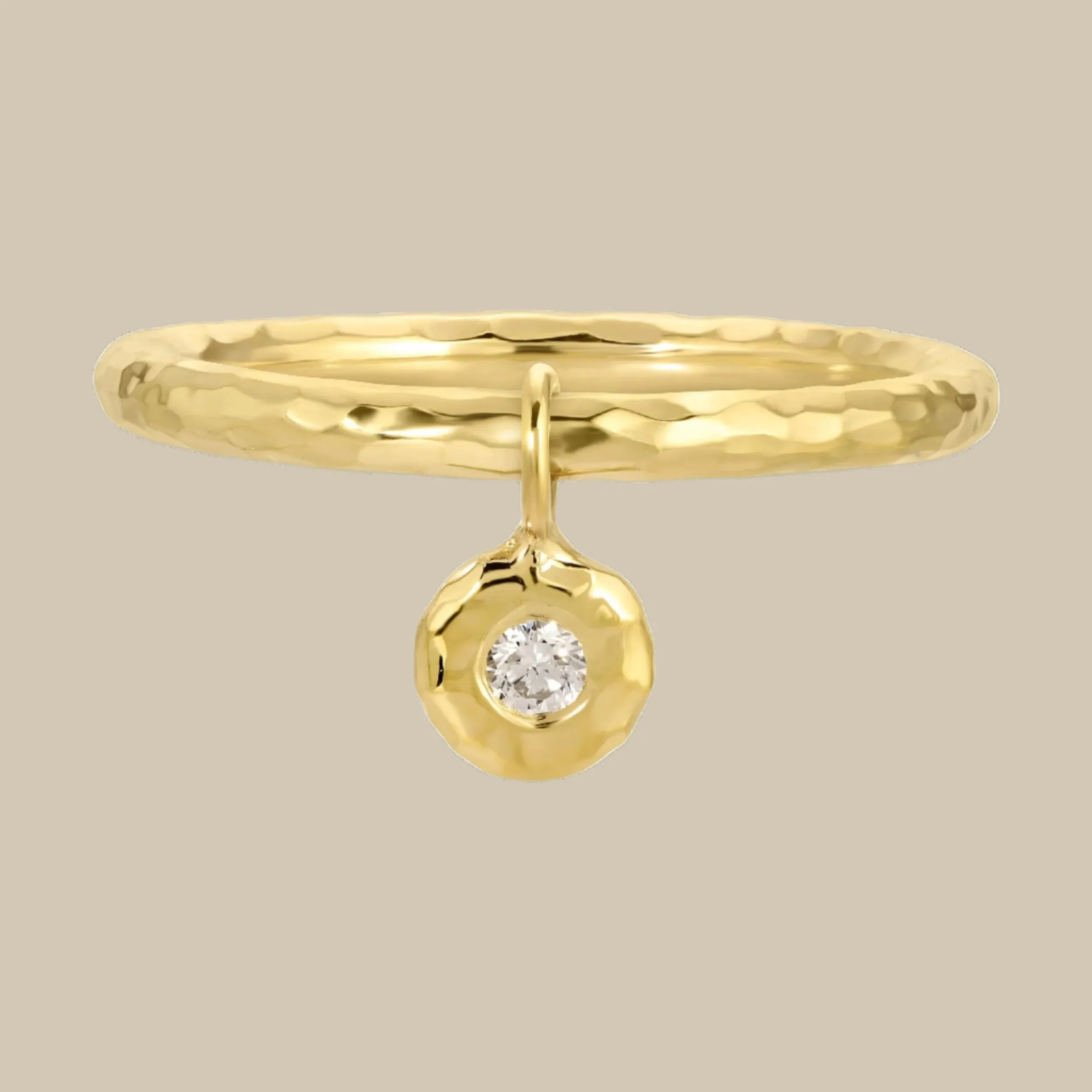 Nesting Gem Diamond Stack Ring