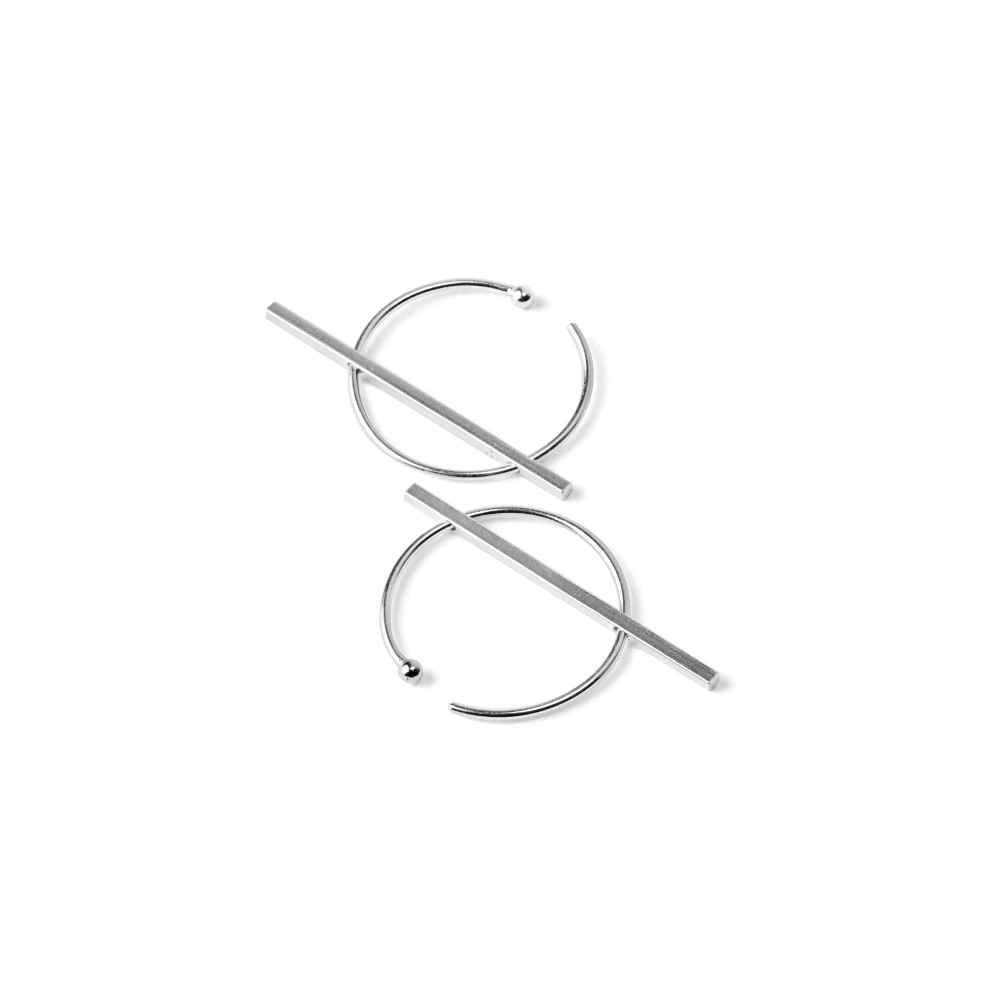 O1O1 modular earrings / silver