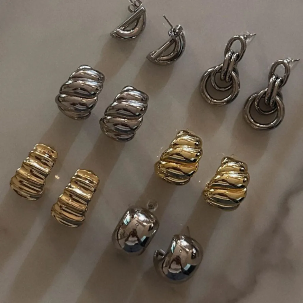 Oakley Earrings Silver
