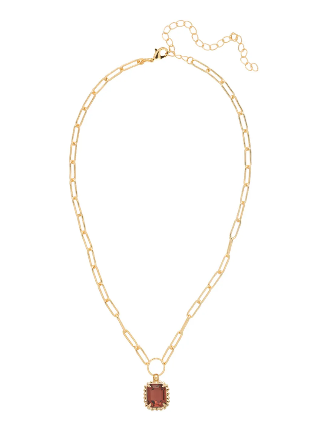Octavia Scalloped Pendant Necklace - NGA1BGBUR