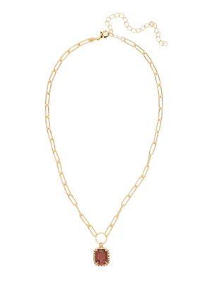 Octavia Scalloped Pendant Necklace - NGA1BGBUR
