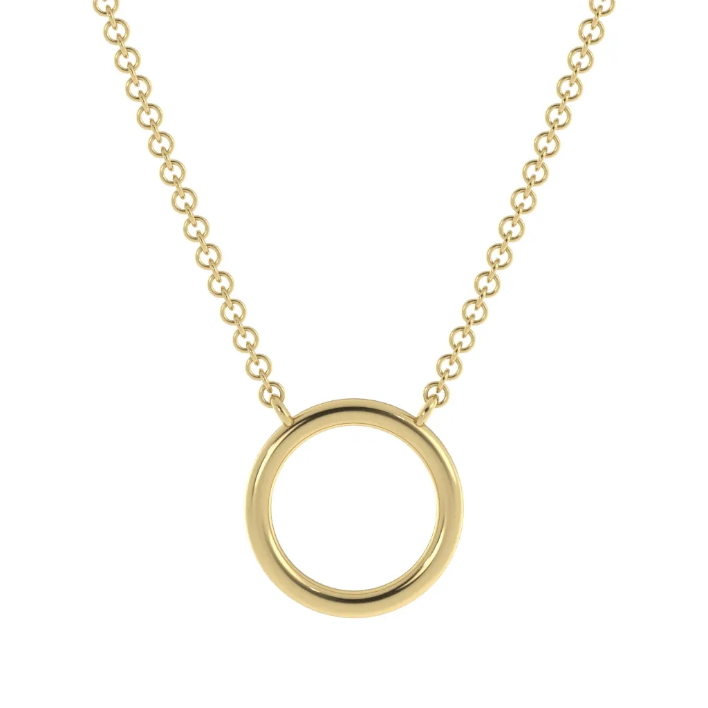 Open Circle Necklace