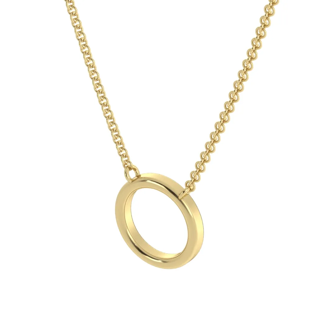 Open Circle Necklace