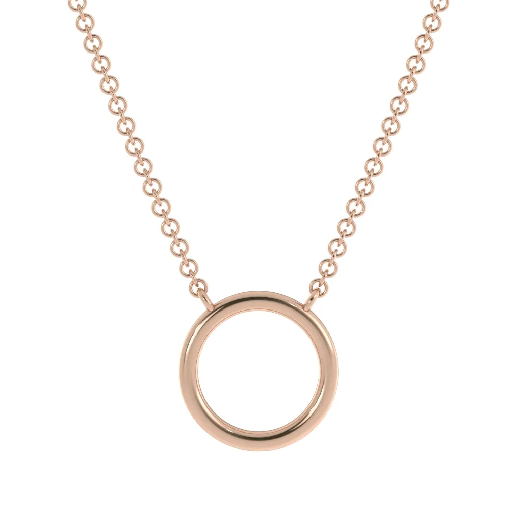 Open Circle Necklace
