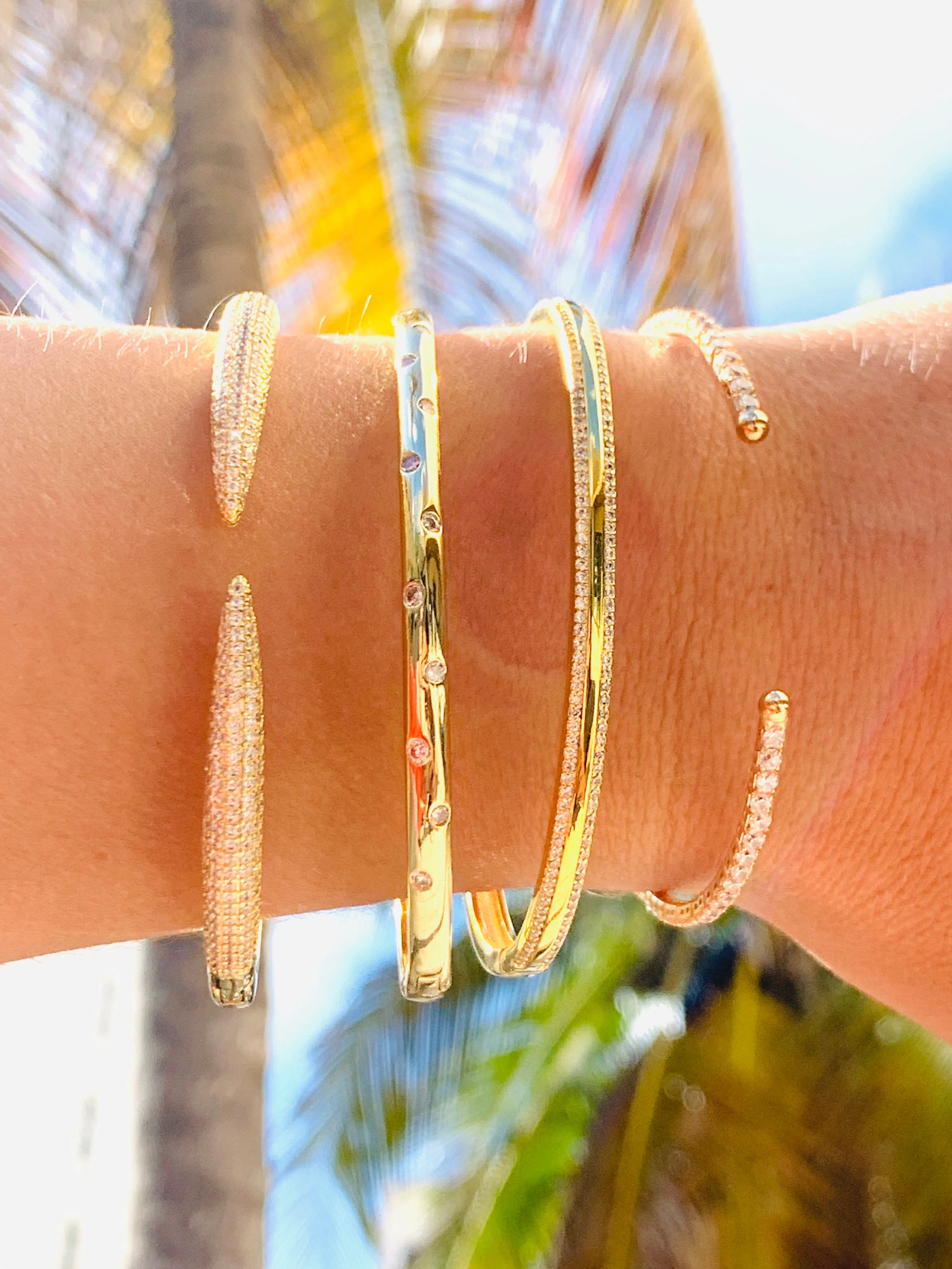 Open Claw Pave Cuff