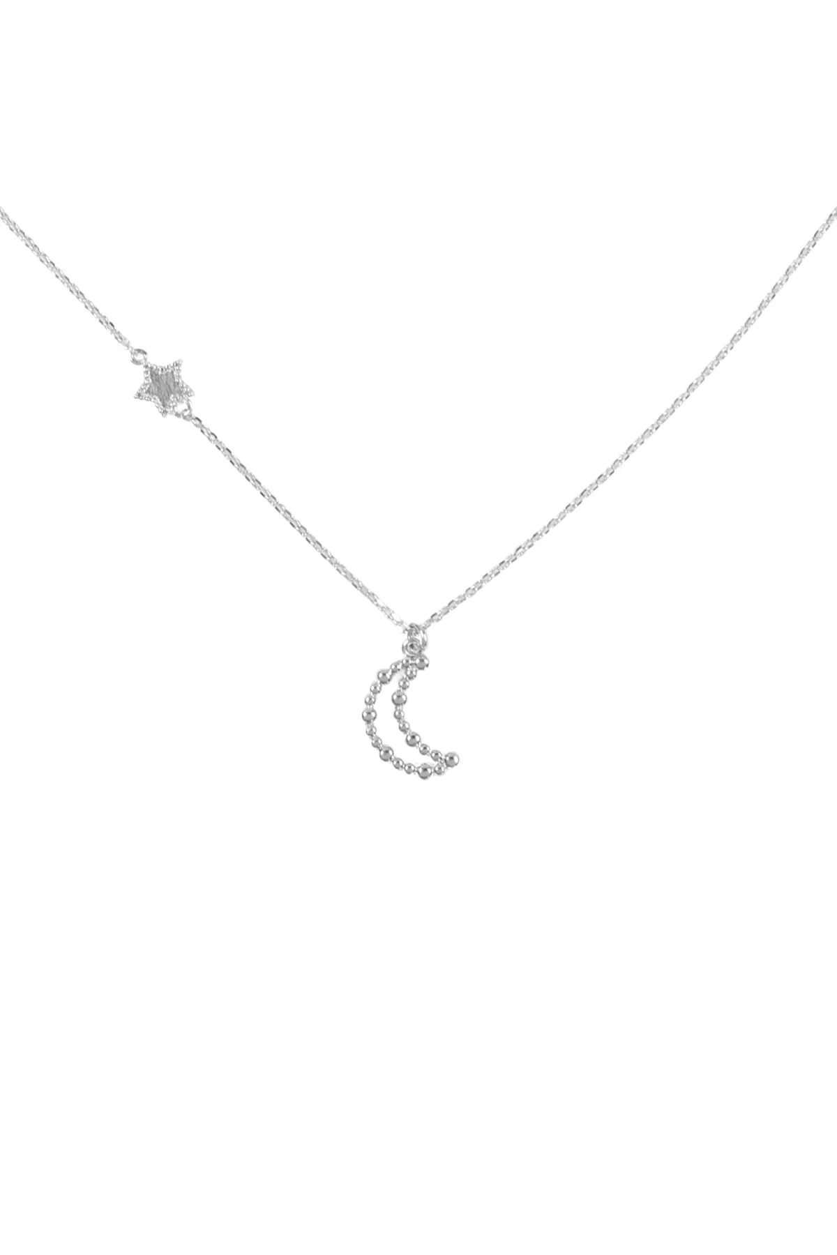 OPEN CRESCENT MOON NECKLACE