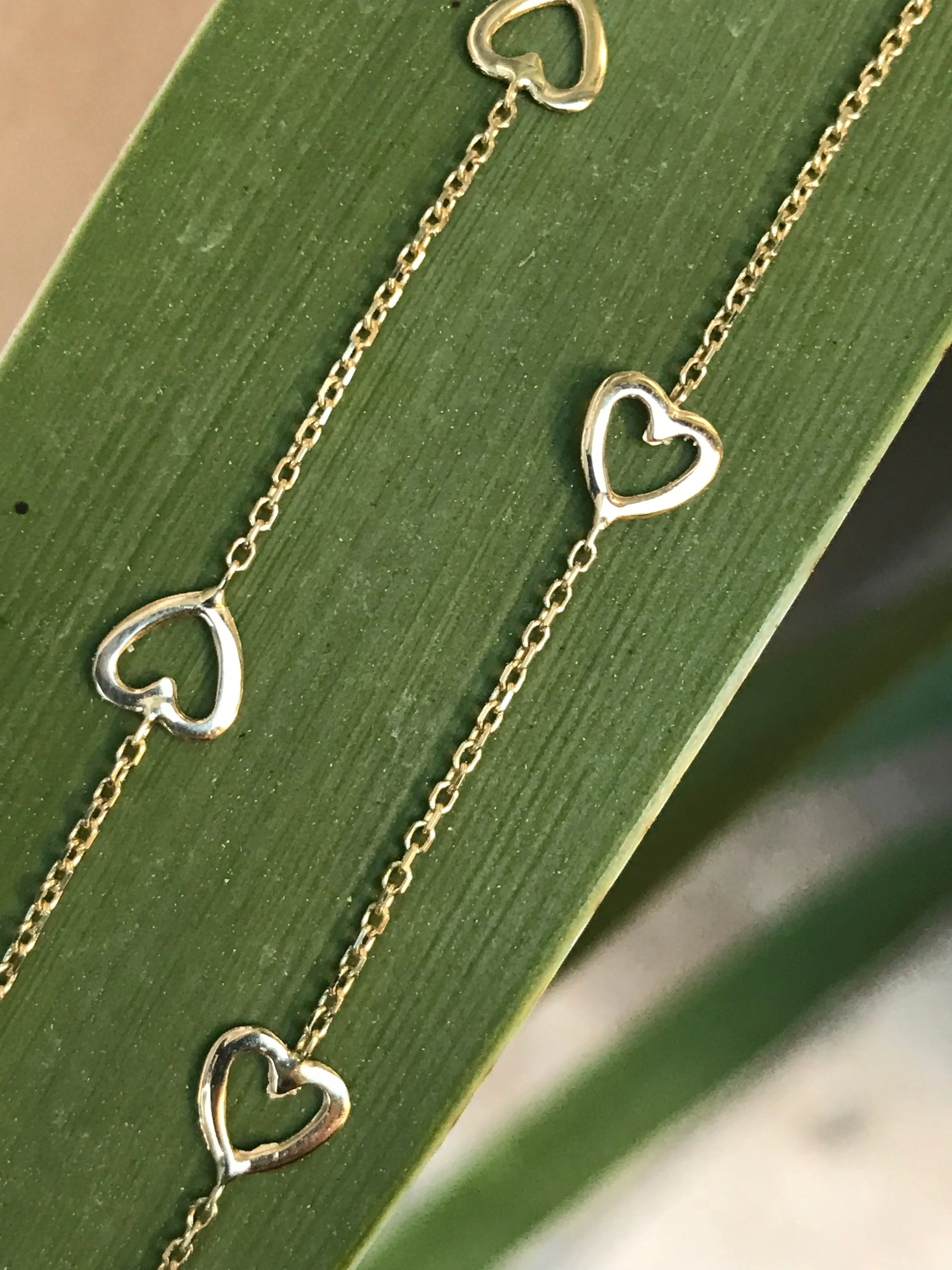 Open Heart Station Necklace