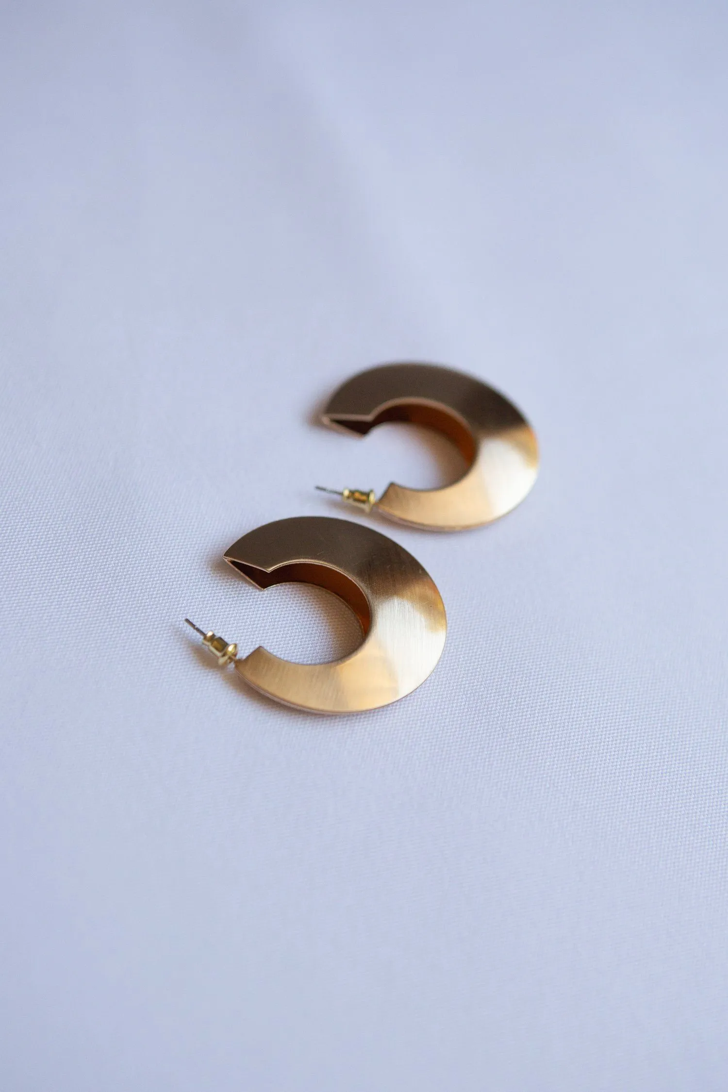 Open Hollow Hoop Earrings