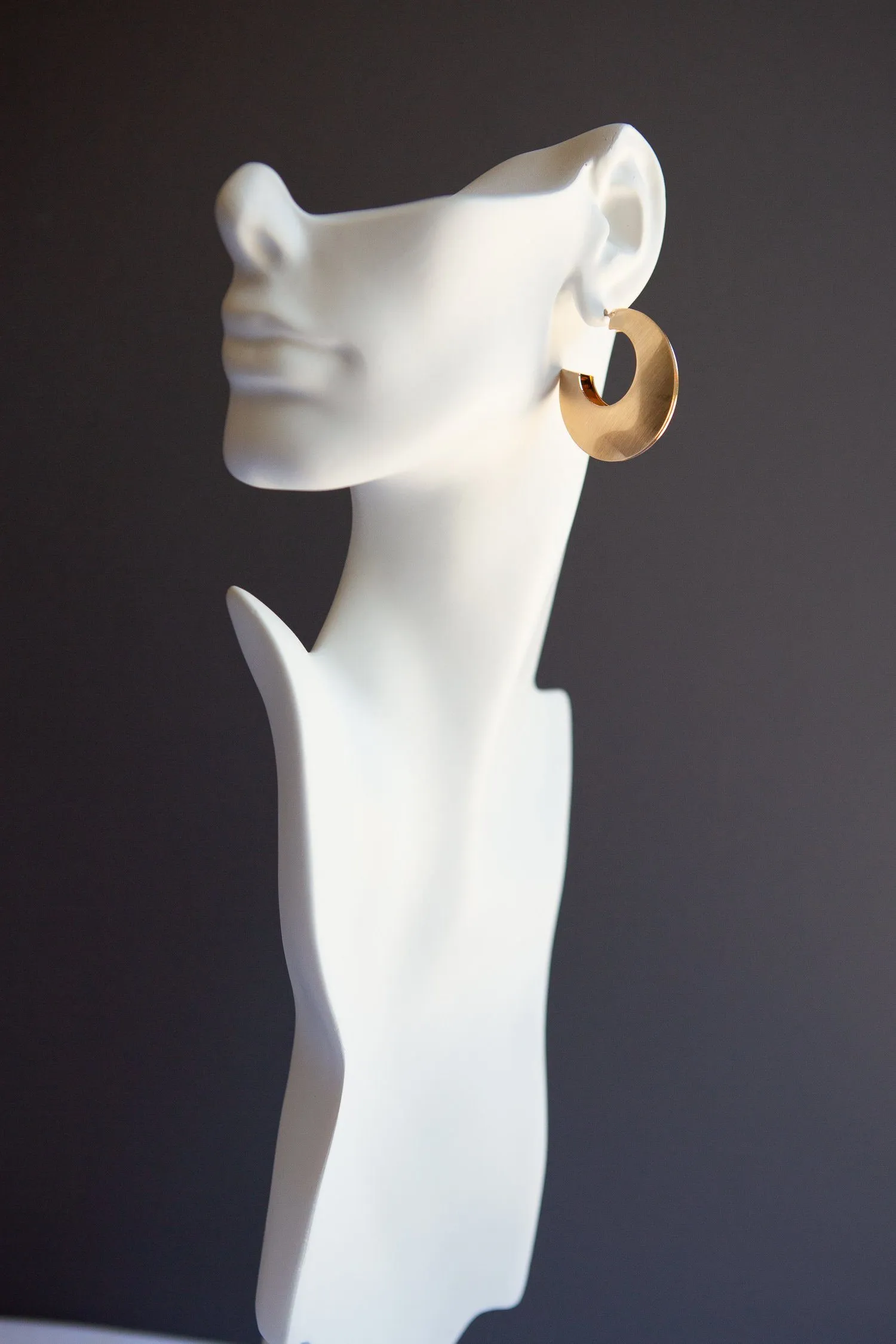 Open Hollow Hoop Earrings