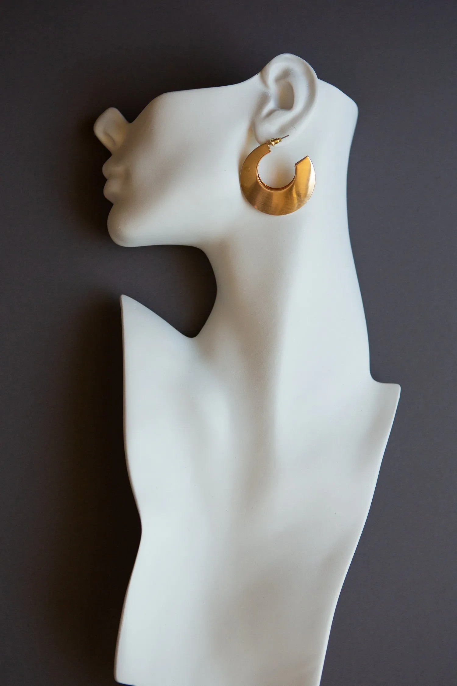 Open Hollow Hoop Earrings