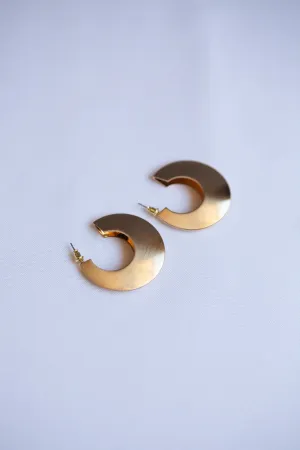 Open Hollow Hoop Earrings