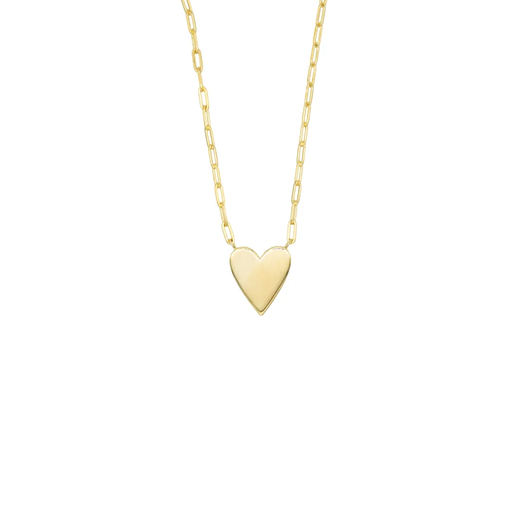 Open Link Heart Necklace