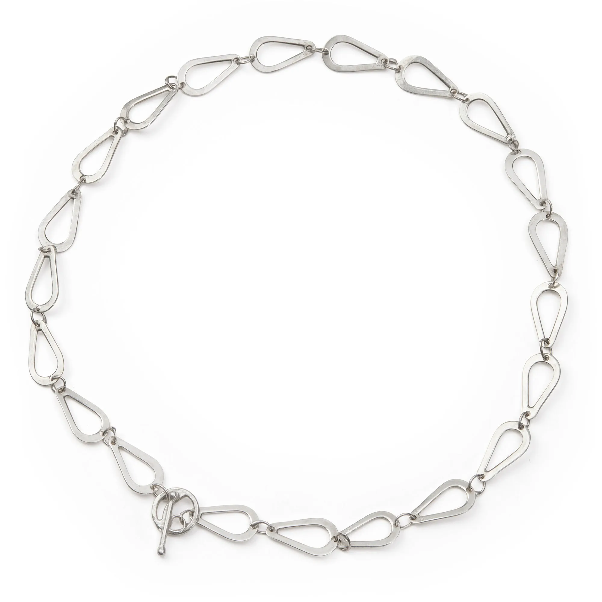 Open Petal Link Necklace