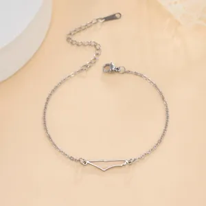 Palestine Map Bracelet