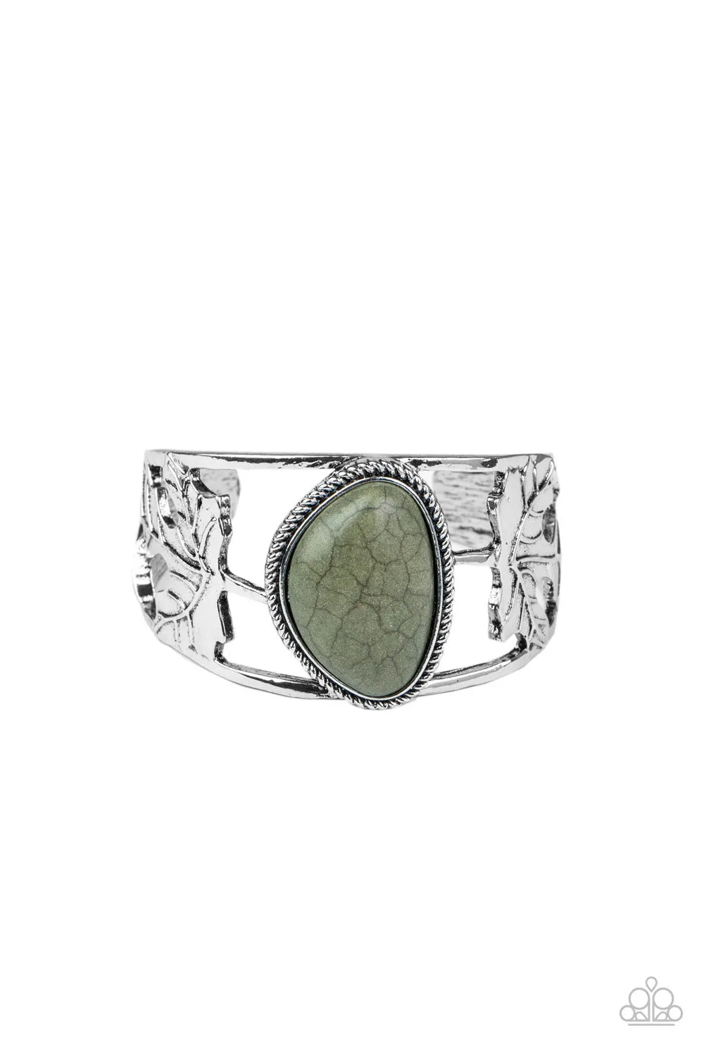 Paparazzi - Sahara Seasons - Green Bracelet