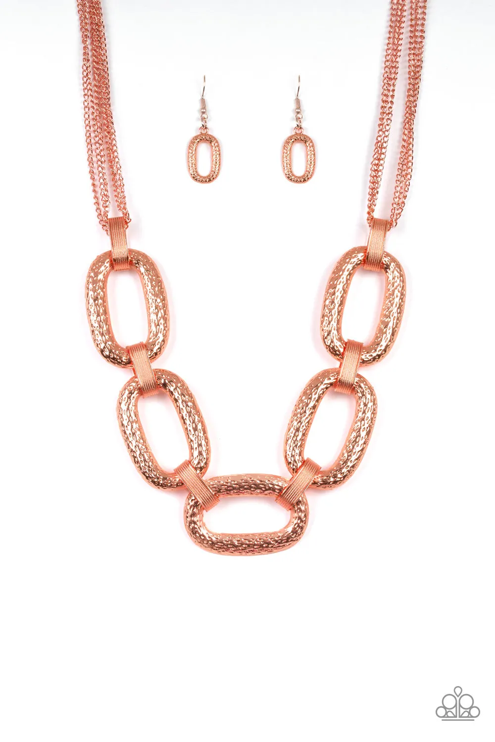 Paparazzi - Take Charge - Copper Necklace