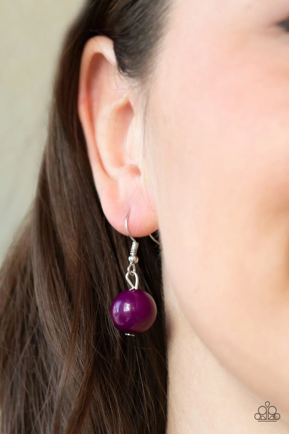 Paparazzi - Top Pop - Purple Necklace