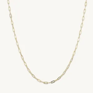 Paperclip Link Chain Necklace