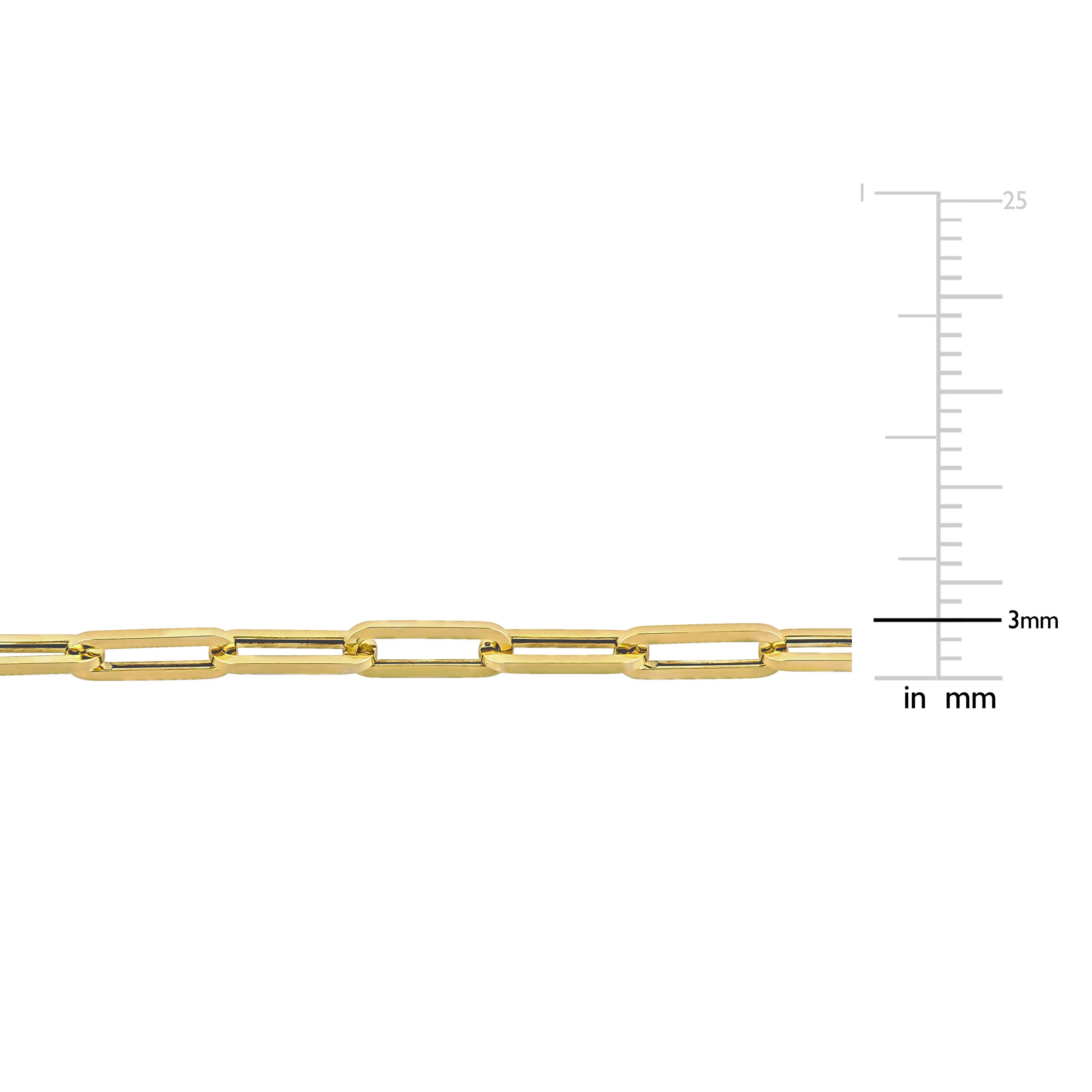 Paperclip Necklace 18 Inches, 3MM