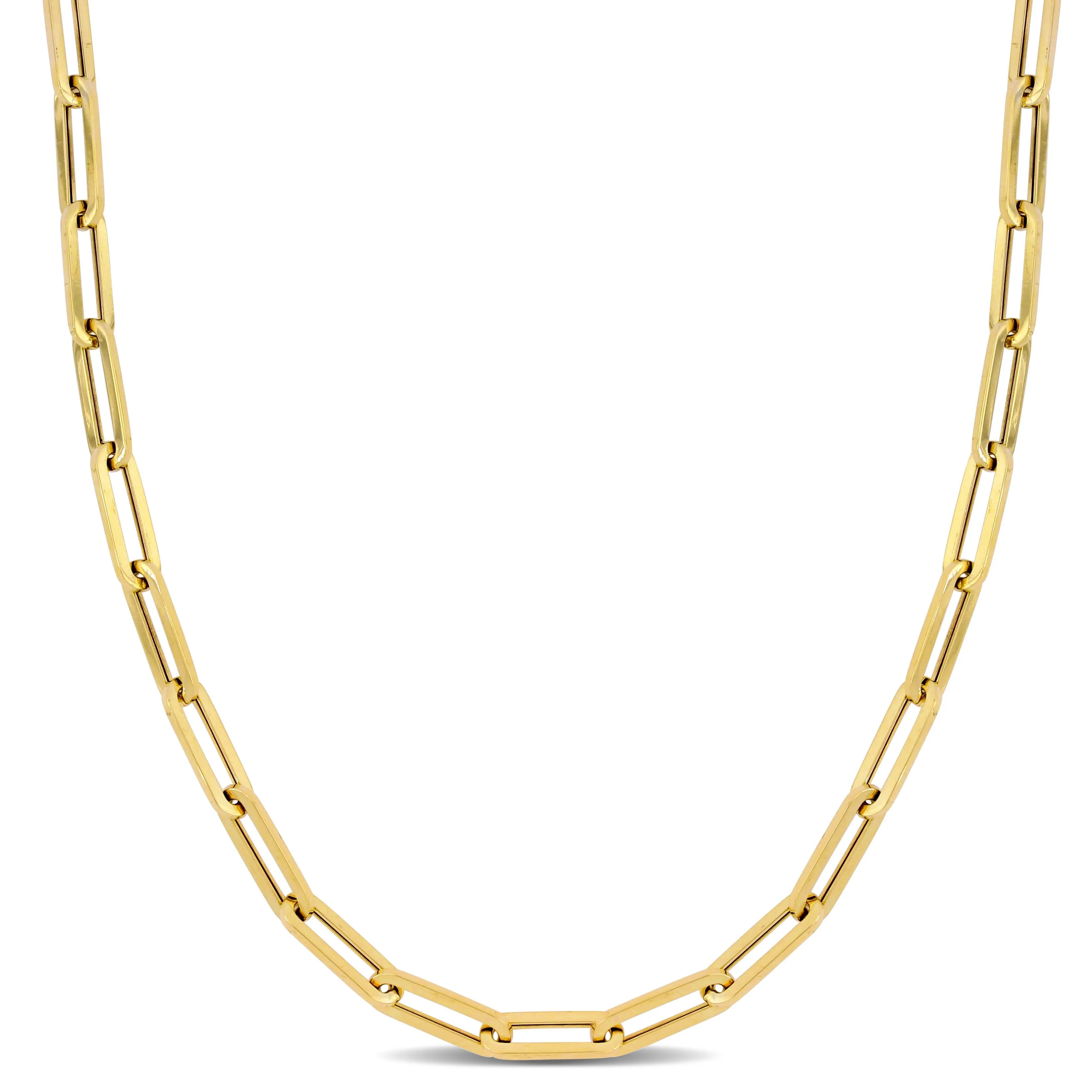 Paperclip Necklace 18 Inches, 4.5MM