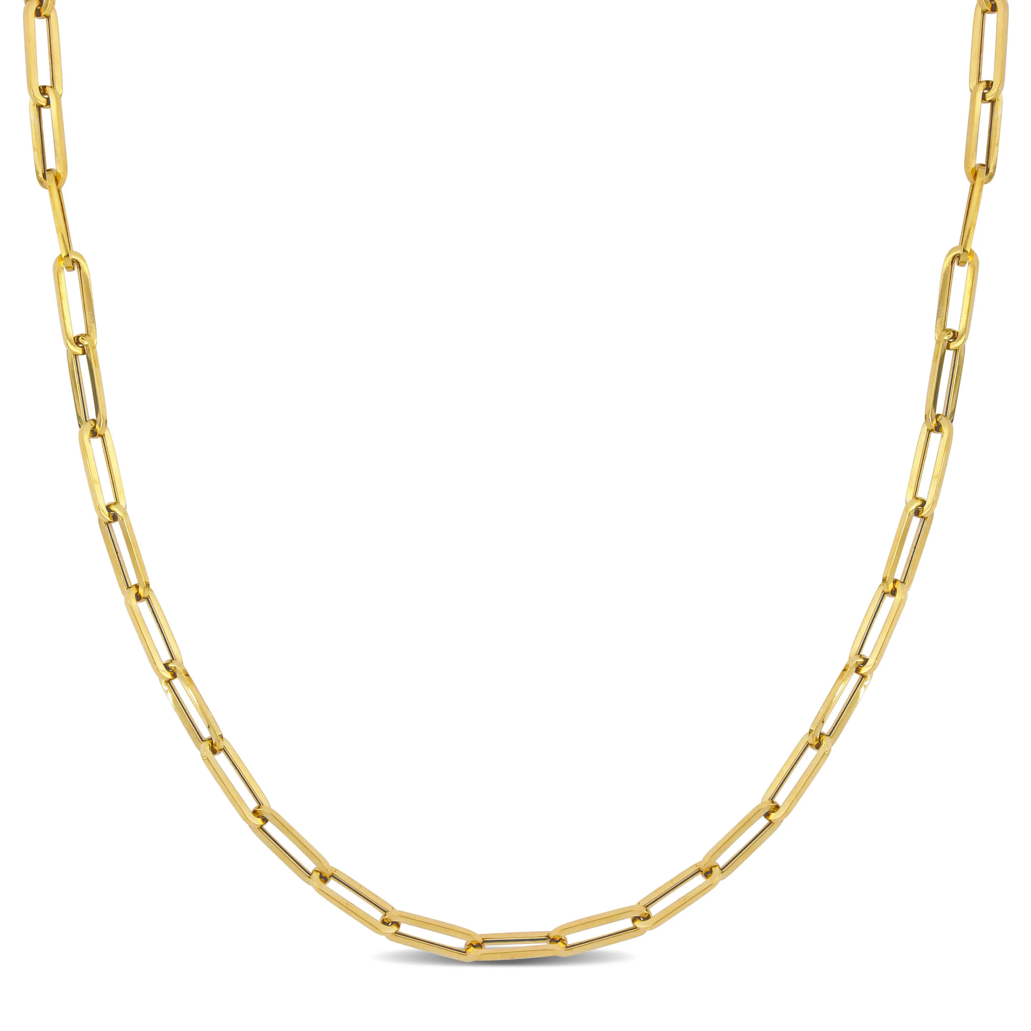 Paperclip Necklace 18 Inches, 4MM