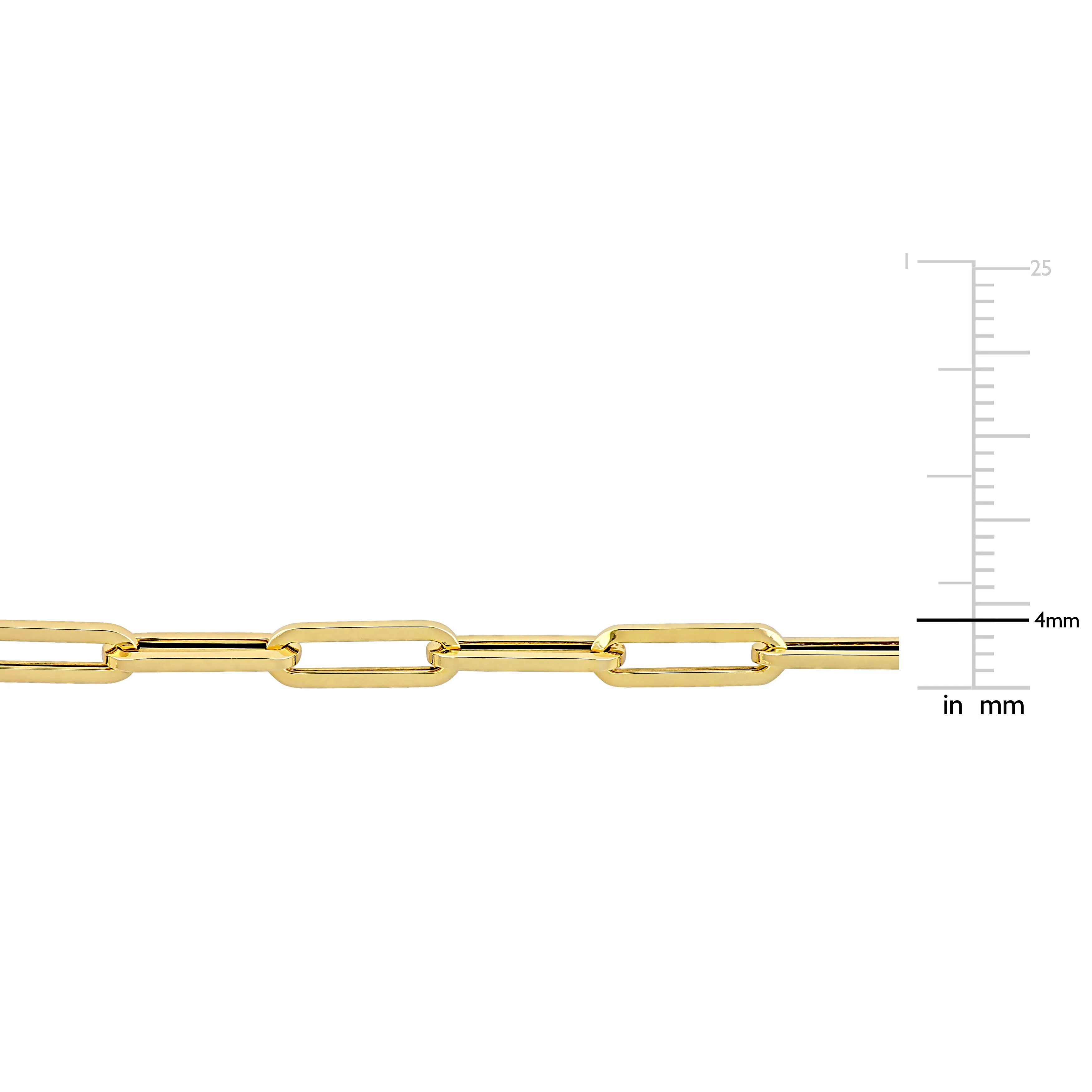 Paperclip Necklace 18 Inches, 4MM