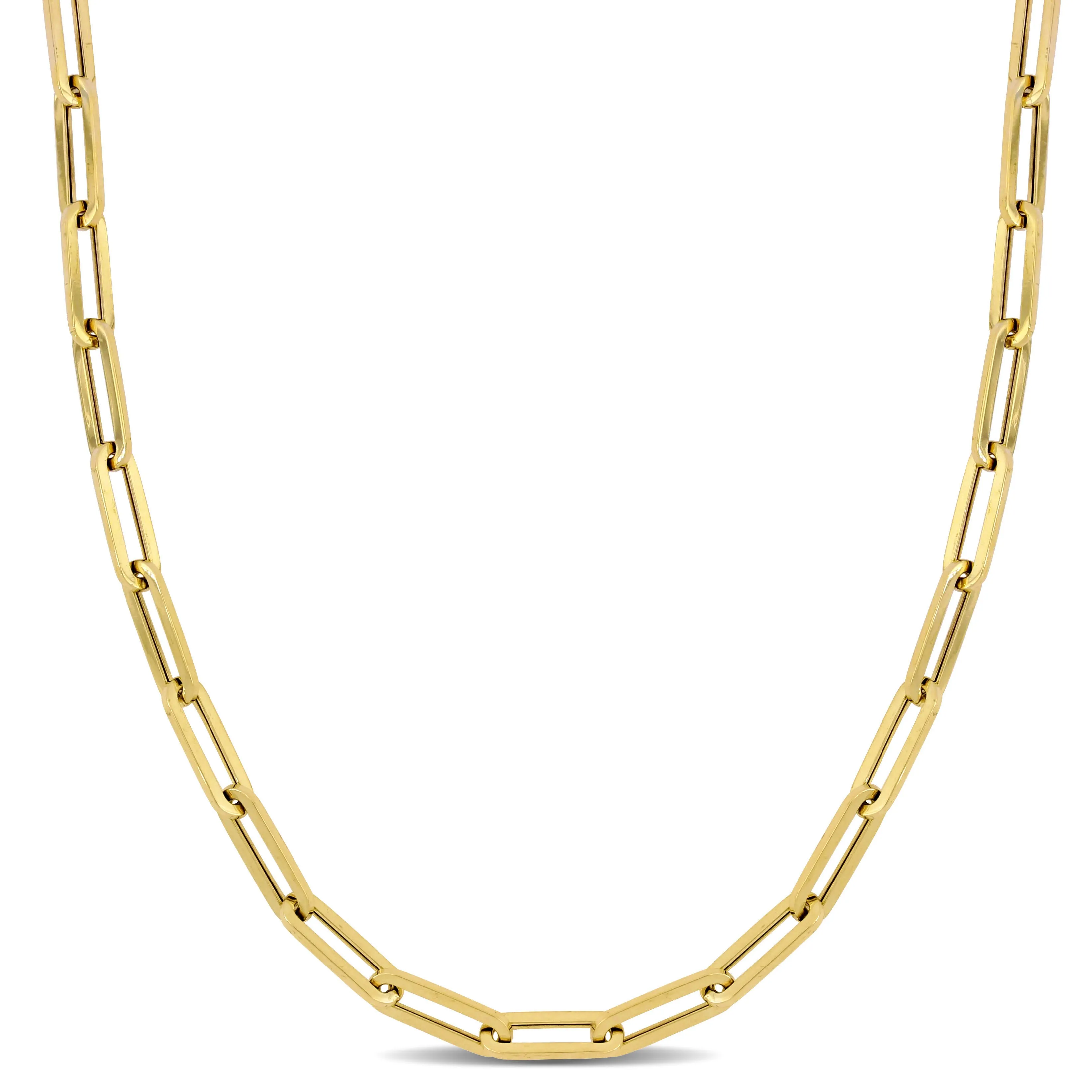Paperclip Necklace 20 Inches, 4.5MM