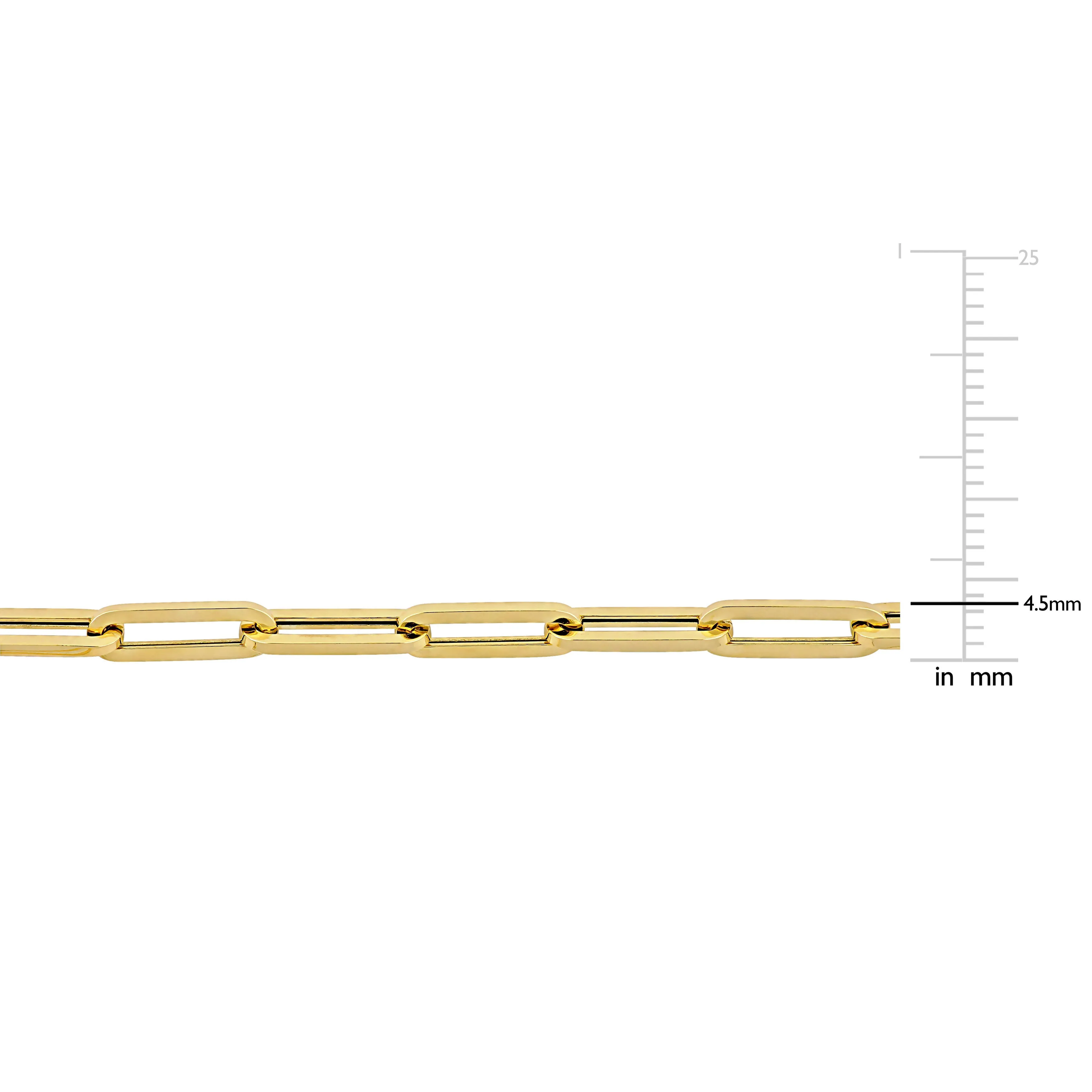 Paperclip Necklace 26 Inches, 4.5MM