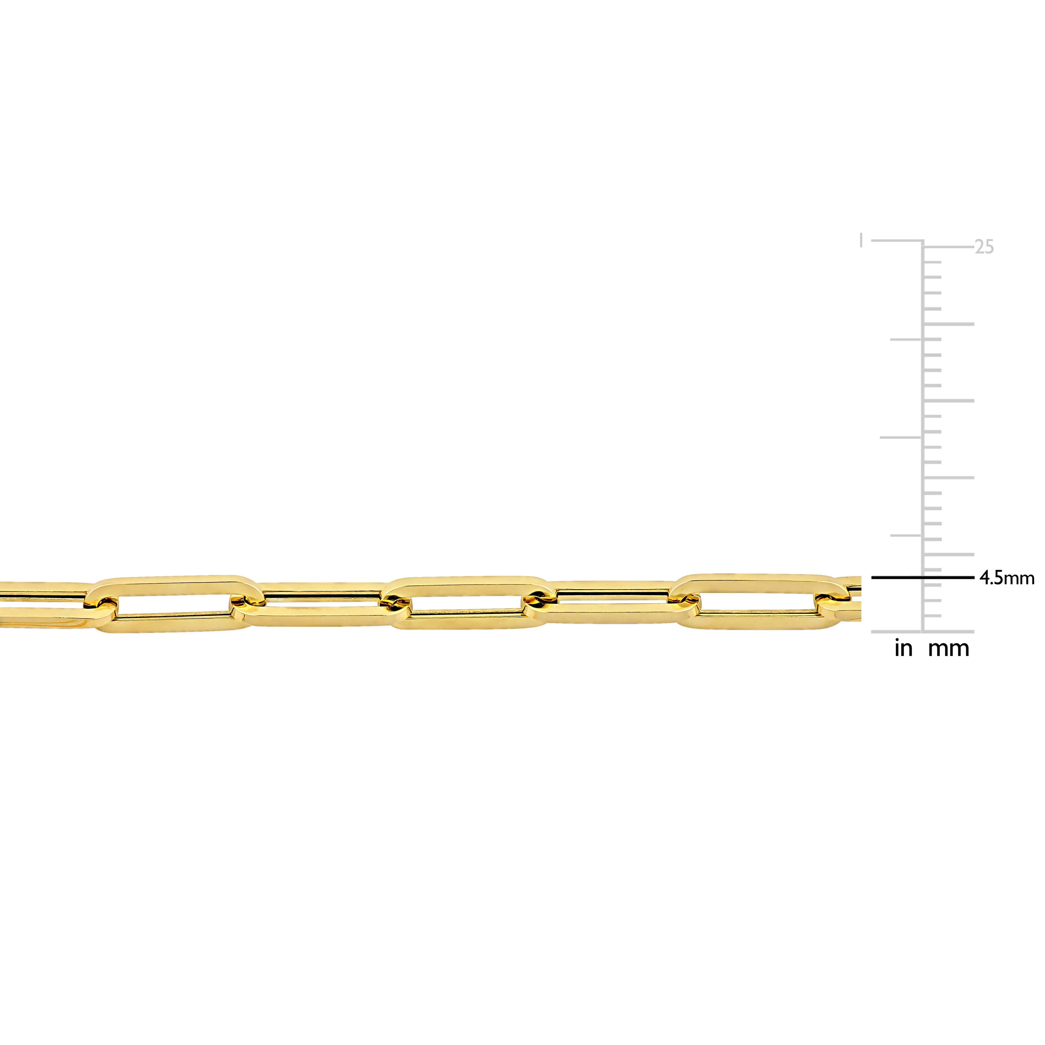 Paperclip Necklace 30 Inches, 4.5MM