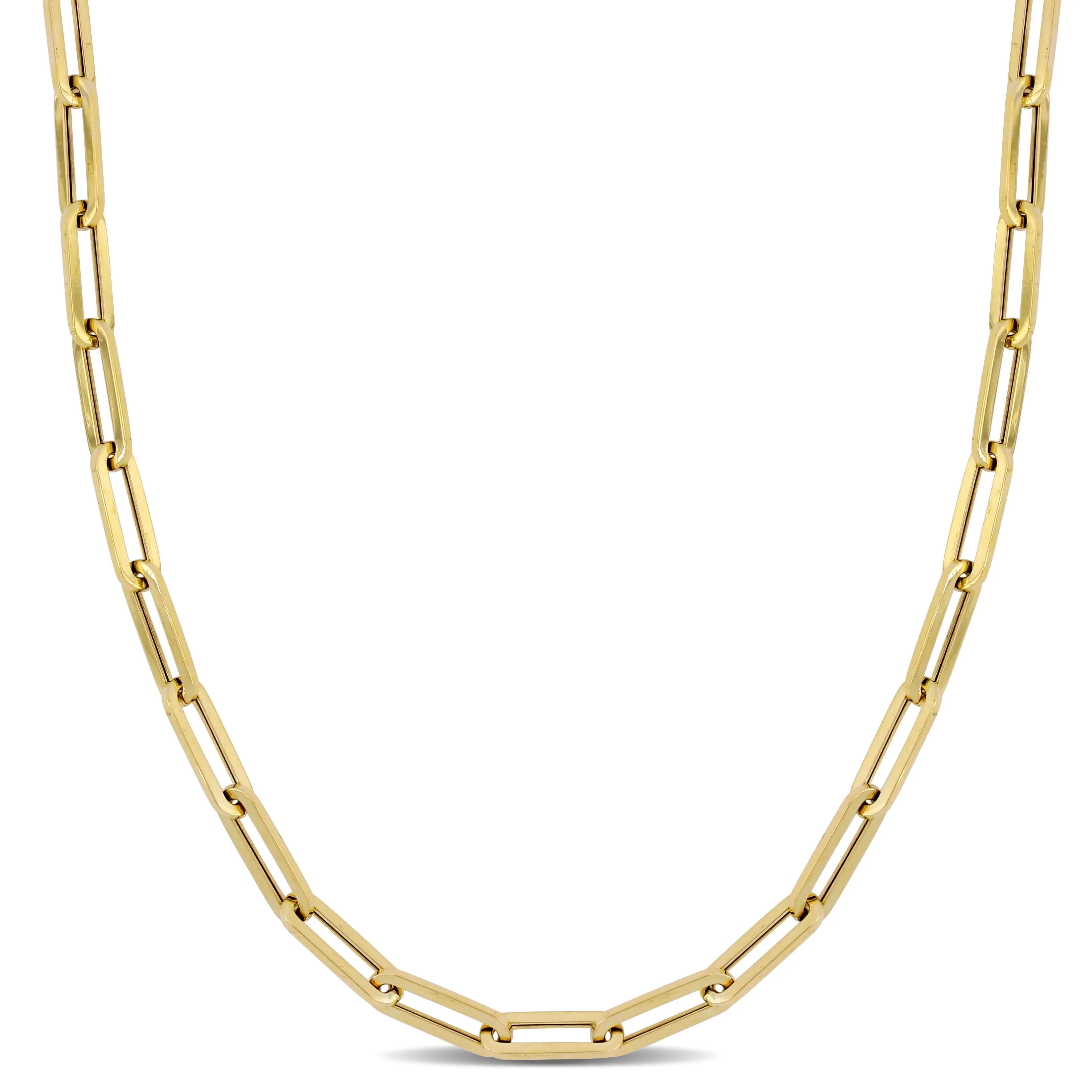Paperclip Necklace 30 Inches, 4.5MM