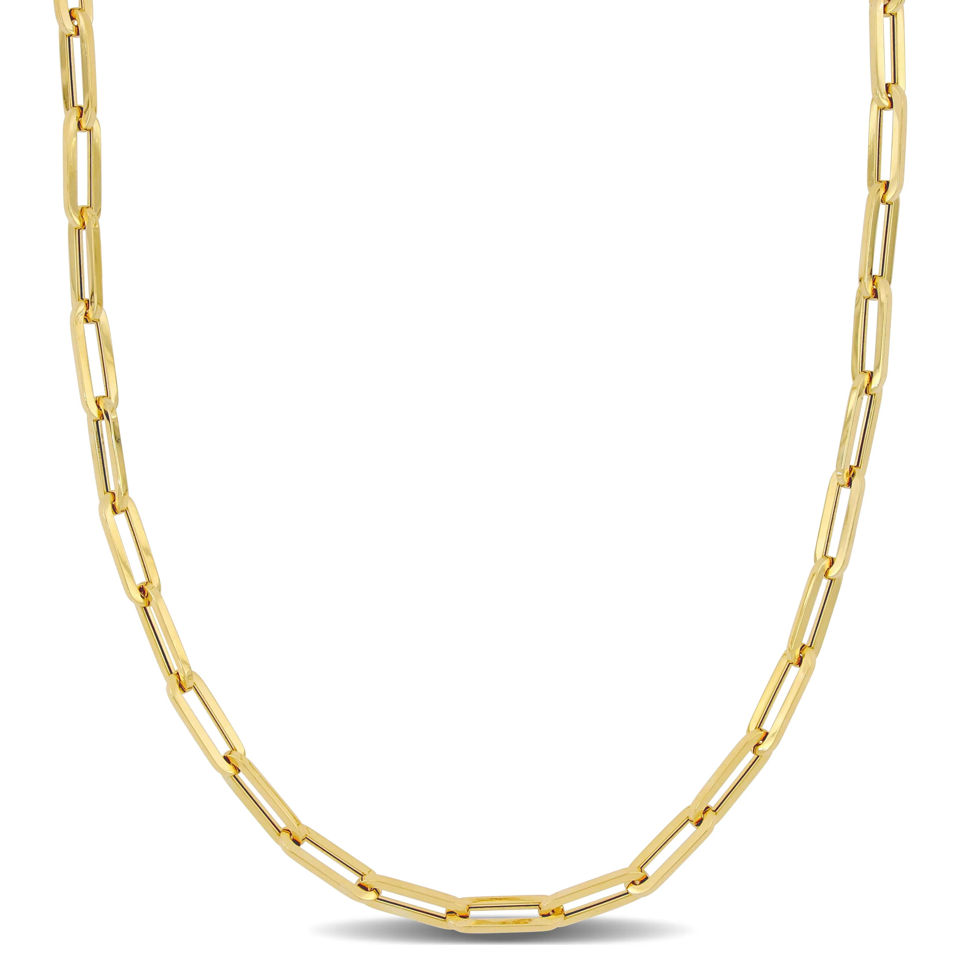 Paperclip Necklace 30 Inches, 5.5MM