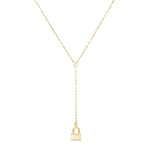 Pavé Lock Link Lariat