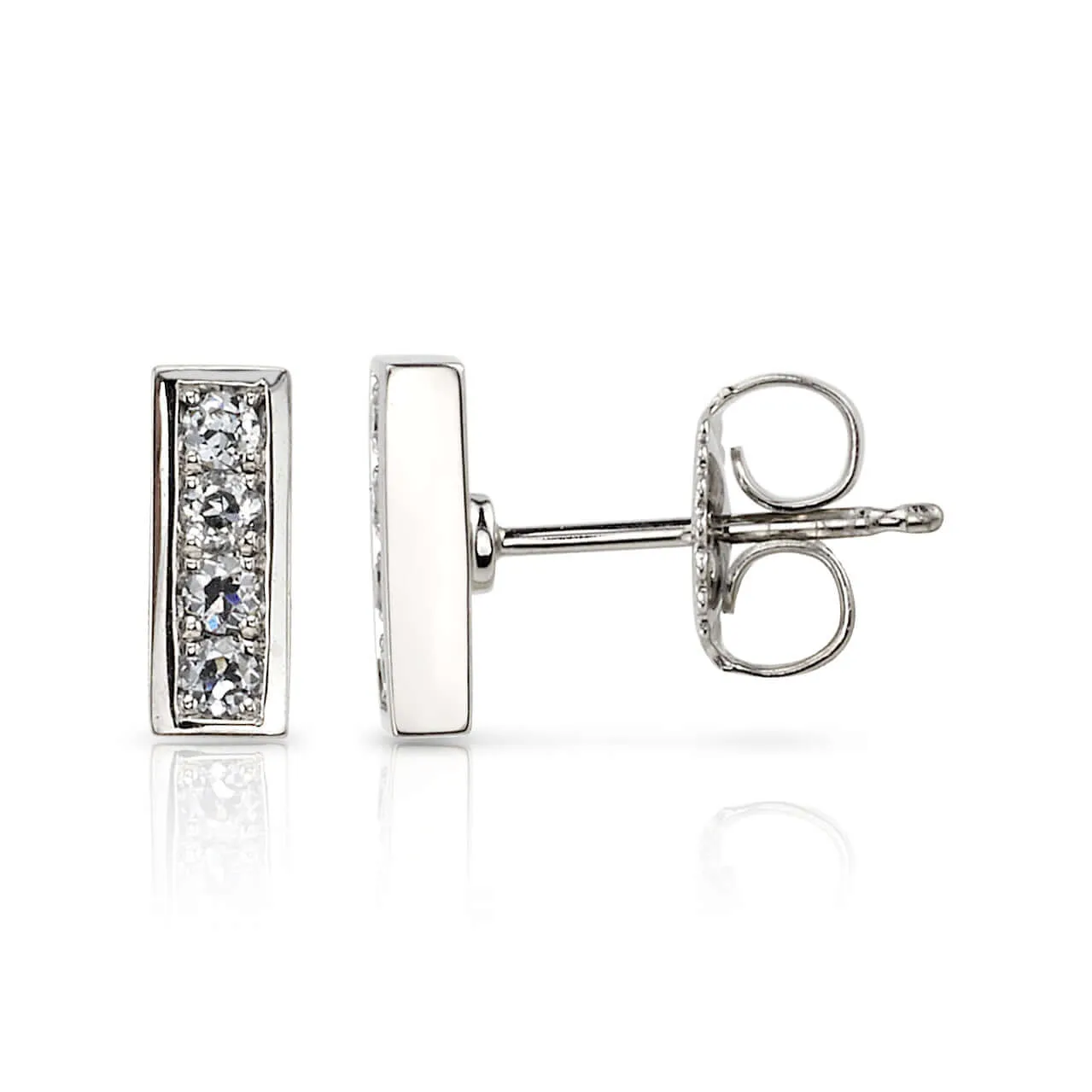 PAVÉ MONET STUDS