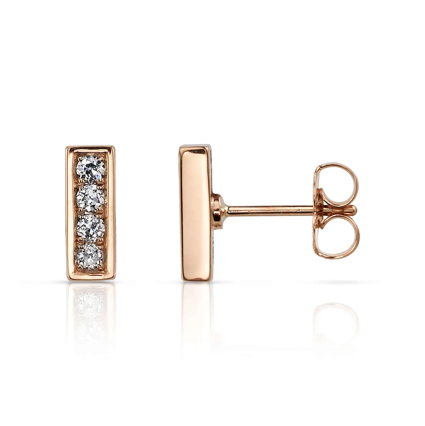 PAVÉ MONET STUDS