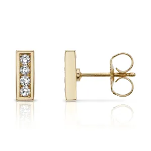 PAVÉ MONET STUDS