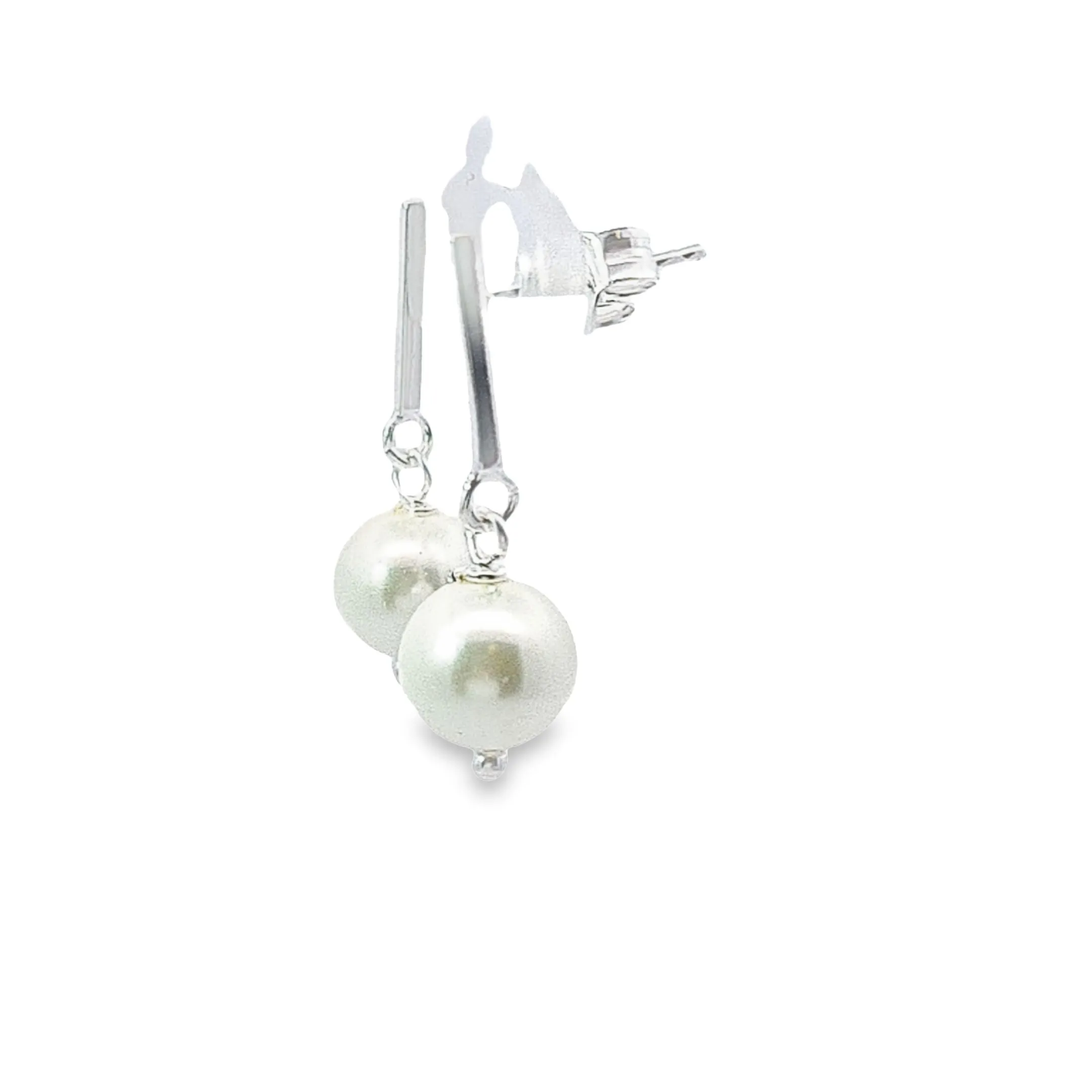Pearl drop earrings 36687