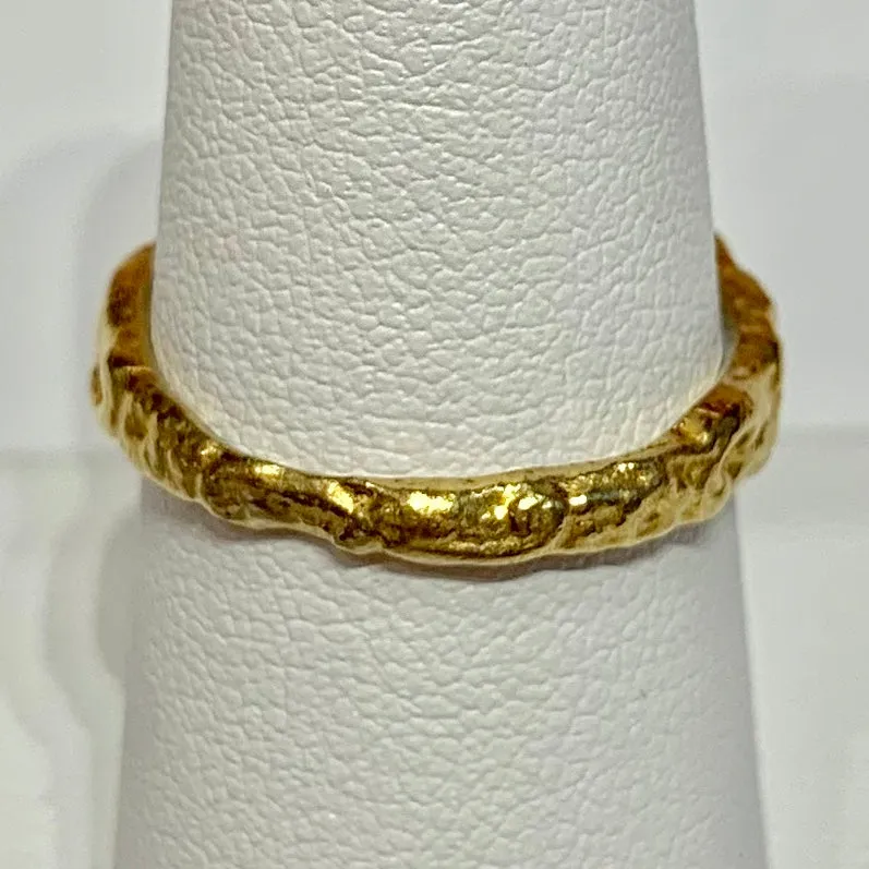 Peridot Stack Ring - 24K Gold & Silver