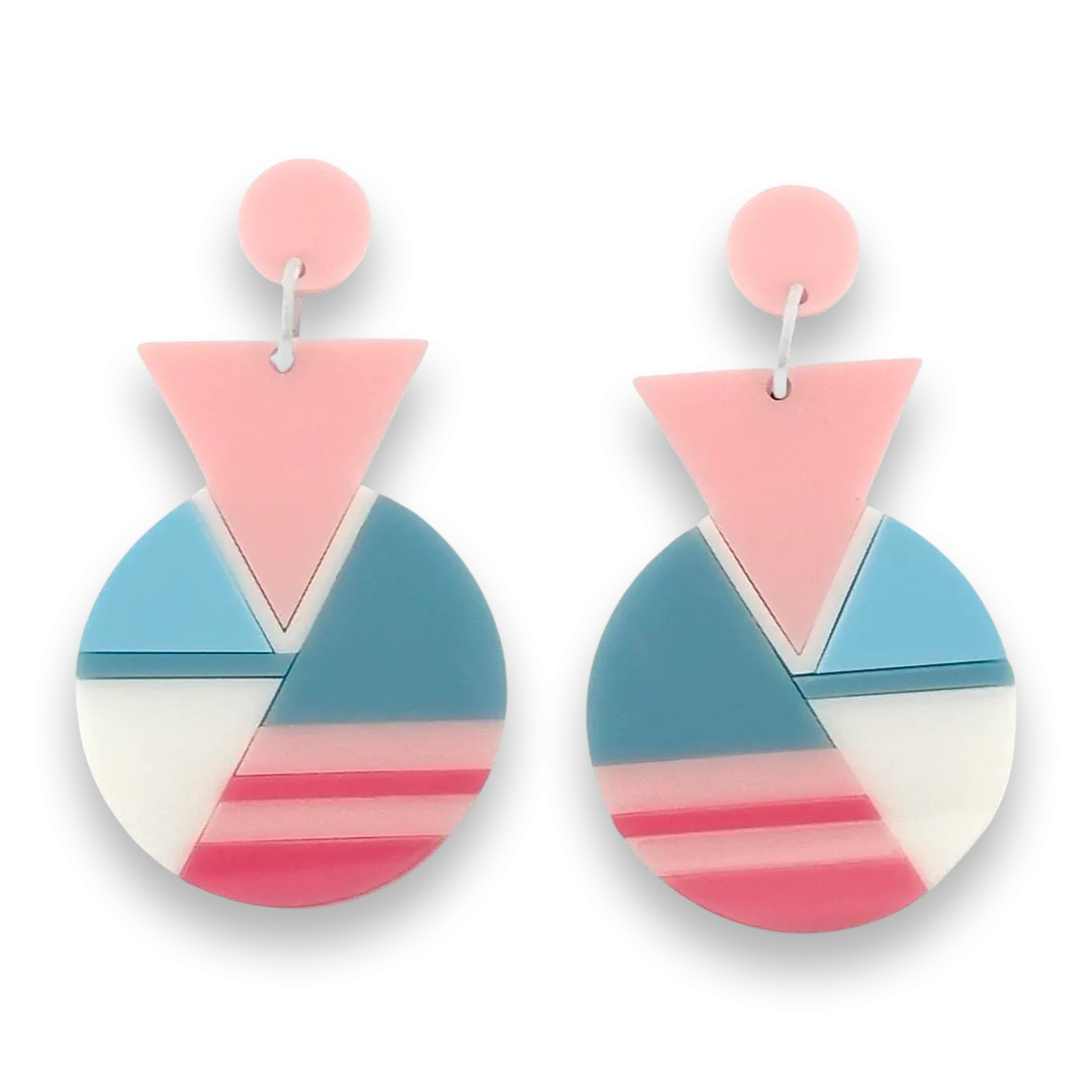 Pink workout Malibu 🌸 - dangle - Set of 2