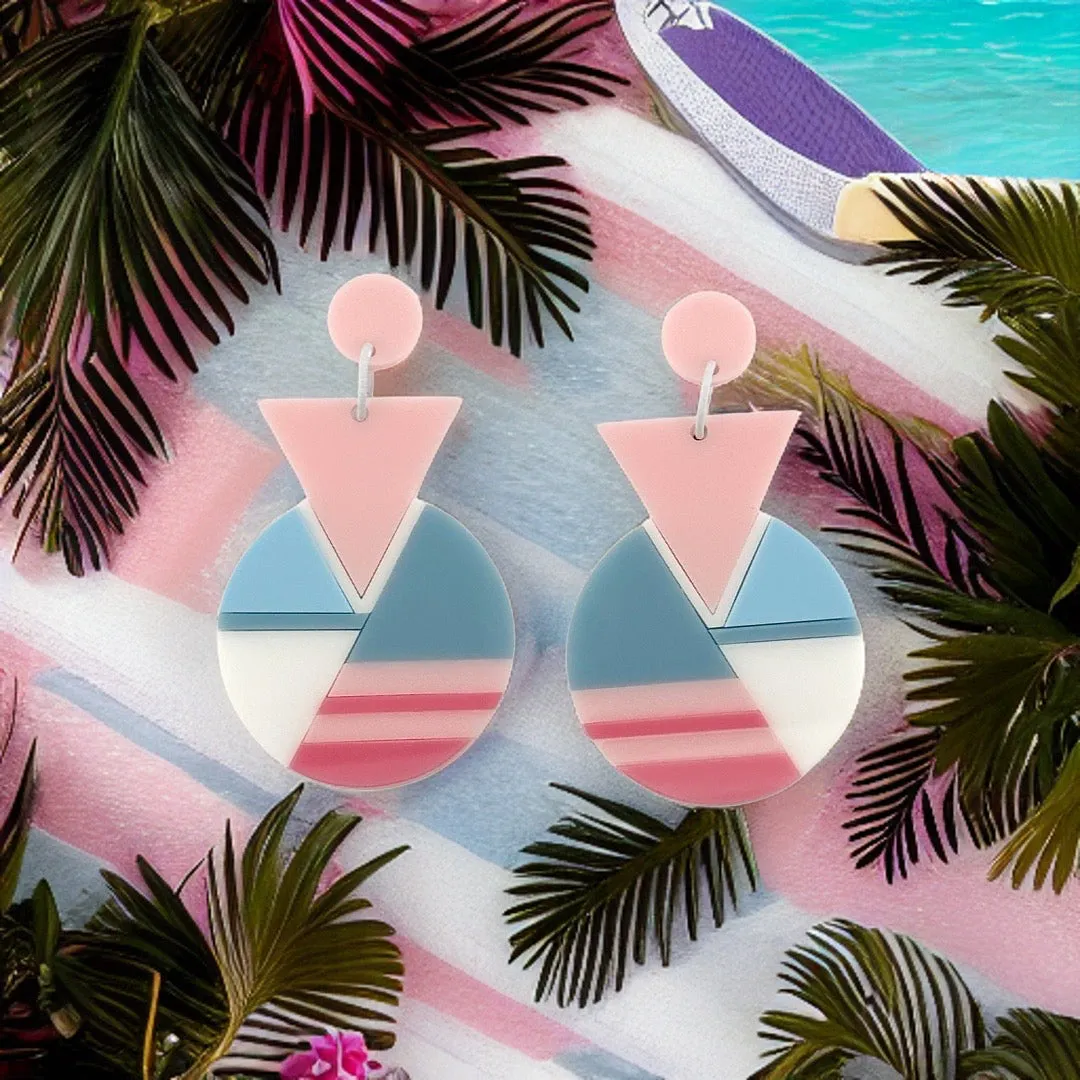 Pink workout Malibu 🌸 - dangle - Set of 2
