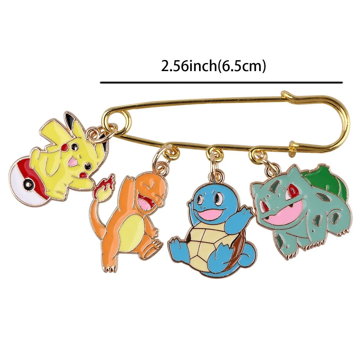 Pokemon Starters Enamel Pin Brooches
