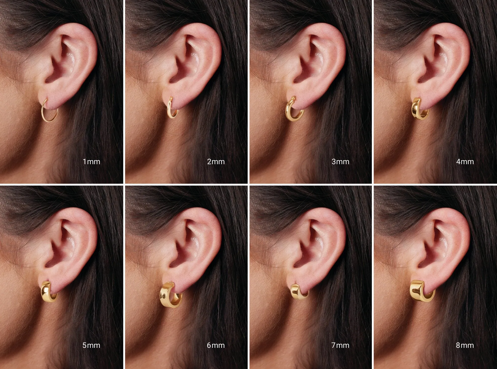 Post Hoop Earrings