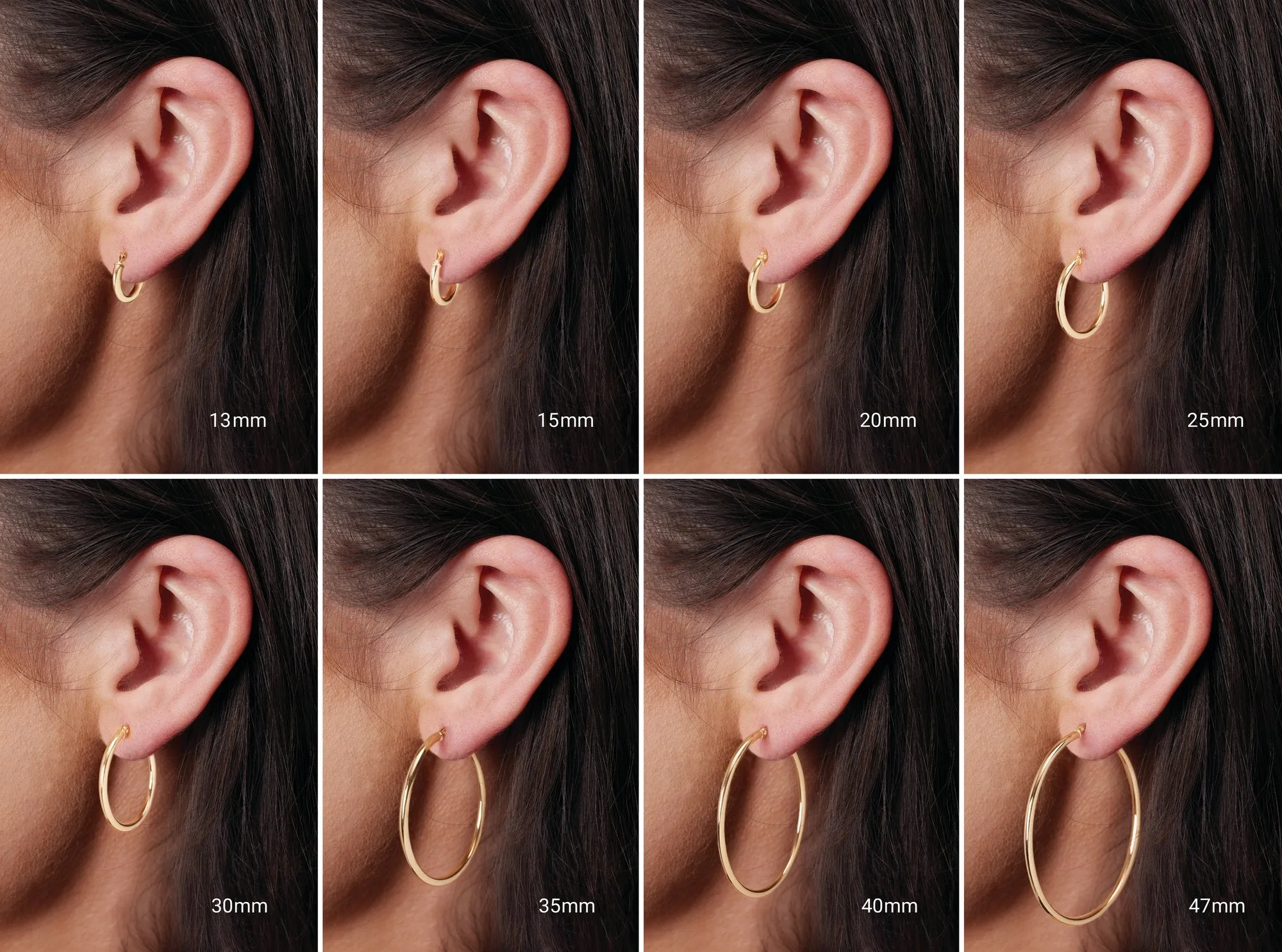 Post Hoop Earrings