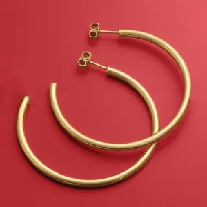 Post Hoop Earrings
