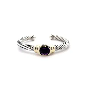 Pre-Owned David Yurman Amethyst Noblesse Cuff