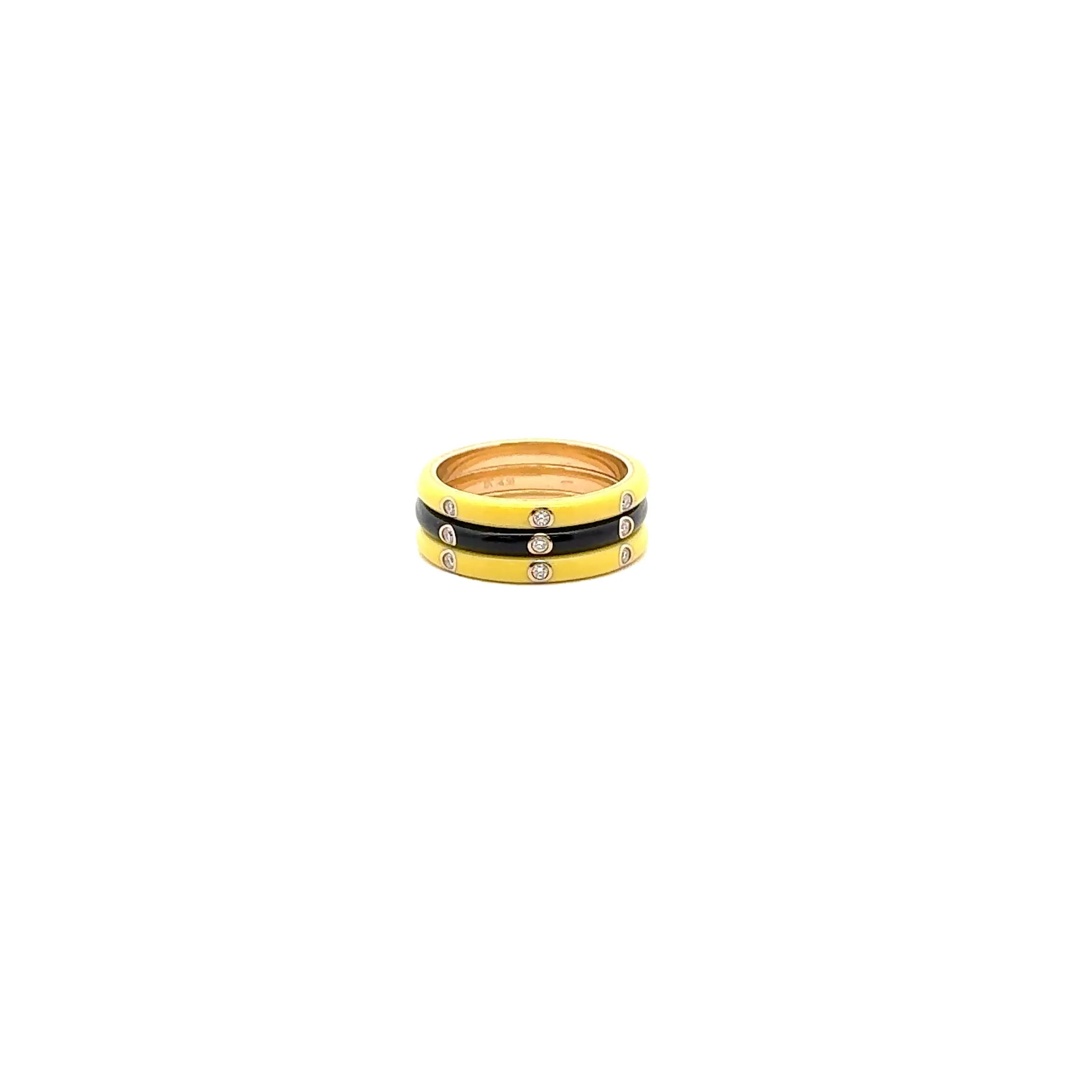 Pre-Owned EF Collection Diamond Stack Rings