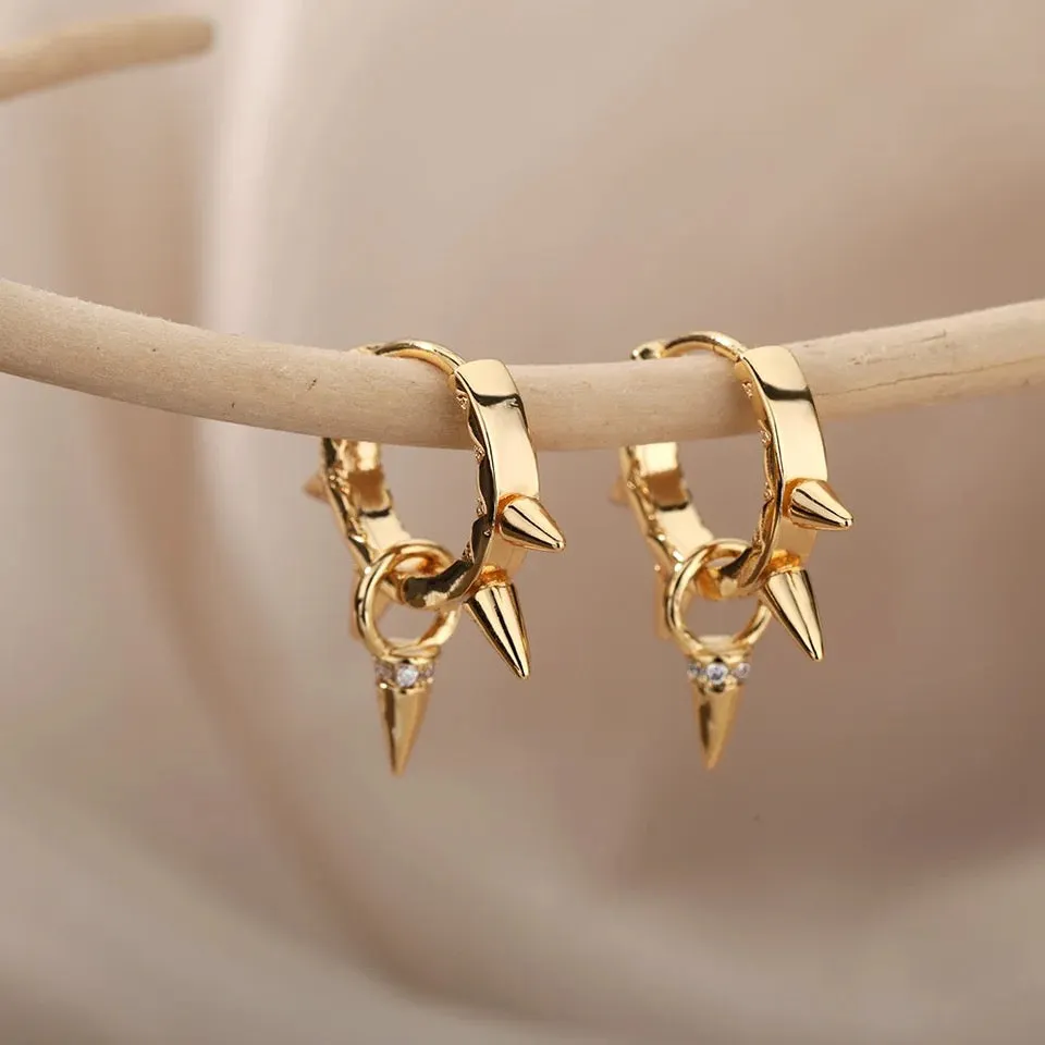 Punk Hoop Earrings