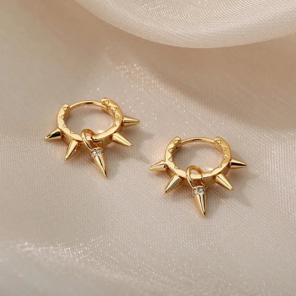 Punk Hoop Earrings